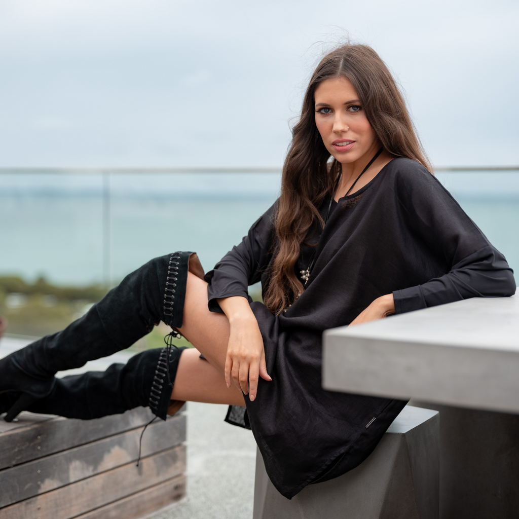 ISSABELLA TOP BLACK