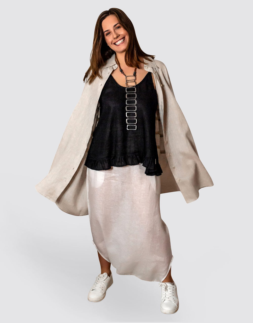 GENEVRA SKIRT WHITE