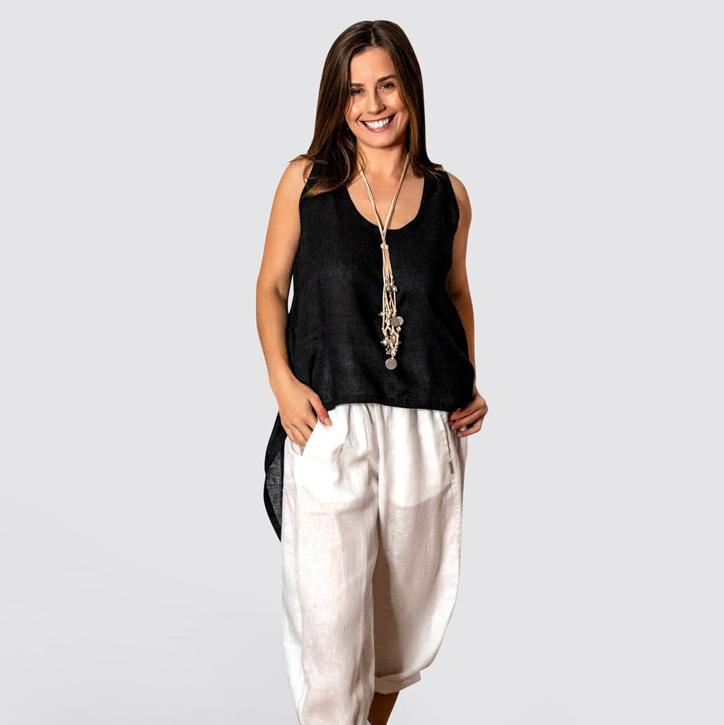 KESHIA TOP BLACK