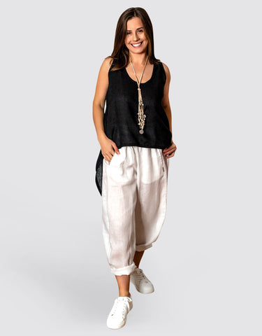 KESHIA TOP BLACK